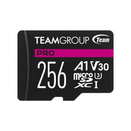 Thẻ nhớ TeamGroup Pro 256G UHS-I U3 V30 A1 – TPUSDX256GIV30A1P03