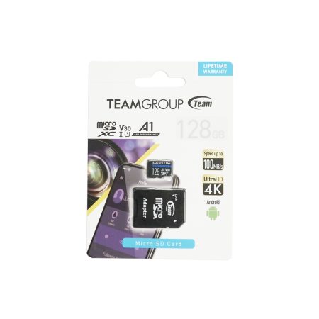 Thẻ nhớ TeamGroup Elite 128G UHS-I U3 V30 A1-TEAUSDX128GIV30A103